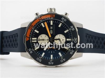 IWC Aquatimer Working Chronograph With Orange / Black Bezel