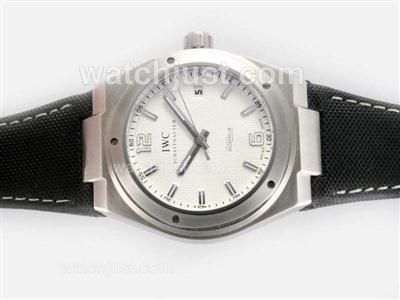 IWC Ingenieur AMG Swiss ETA 2824 Movement with White Dial