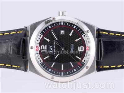 IWC Ingenieur Automatic with Black Dial and Strap