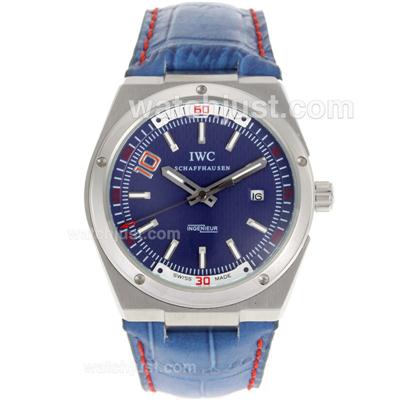 IWC Ingenieur Automatic with Blue Dial and Strap