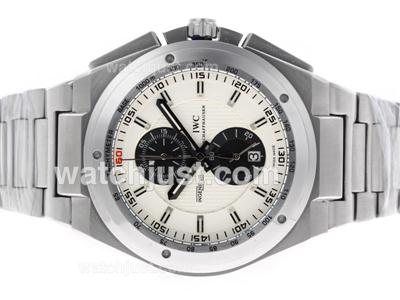 IWC Ingenieur Working Chronograph with White Dial S/S