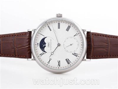 IWC Classics Moonphase With Custom Modified Unitas 6497 Manual movement