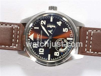 IWC Saint Exupery Power Reserve Working Automatic AR Coating with Brown Dial