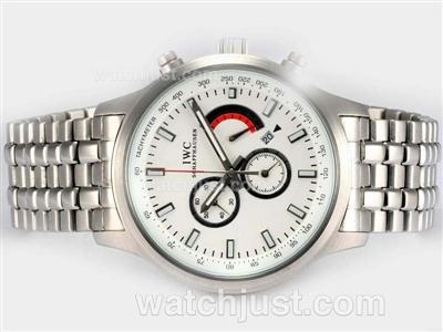 IWC Saint Exupery Working Chronograph with White Dial