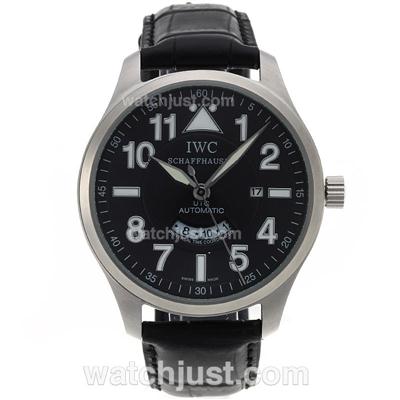 IWC Spitfire UTC Automatic with Black Dial