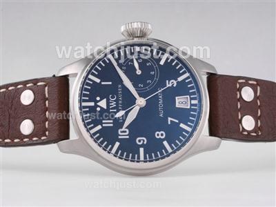 IWC Big Pilot 5002 Power Reserve 7 Days Automatic with Black Dial-21,600bph