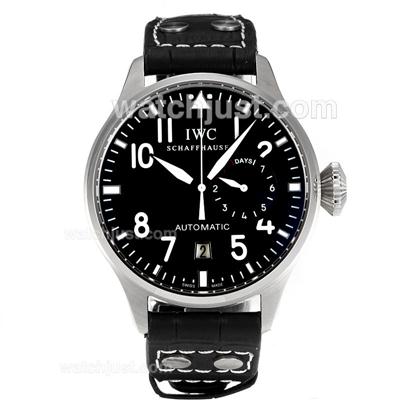 IWC Big Pilot 7 Days Working Power Reserve Automatic with Black Dial-21,600bph