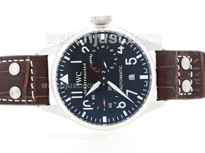 IWC Big Pilot 7 Days Working Power Reserve Automatic with Brown Strap