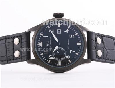 IWC Big Pilot Automatic PVD Case with Black Dial