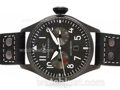 IWC Big Pilot Automatic PVD Case with Gray Dial
