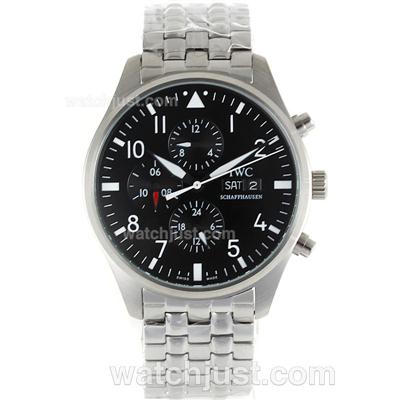IWC Big Pilot Automatic with Black Dial S/S