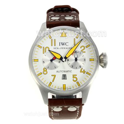 IWC Big Pilot Automatic with Yellow Markers