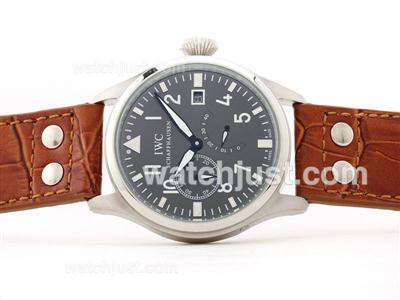 IWC Big Pilot Working Power Reserve Gray Dial with White Marking