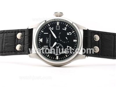 IWC Big Pilot Working Power Reserve With Black Dial