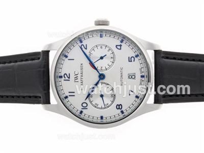 IWC Portugese 7 Days Working Power Reserve Automatic with Blue Markers-21600bph