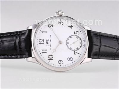 IWC Portuguese F.A Jones Unitas 6497 Movement with Black Number Marking