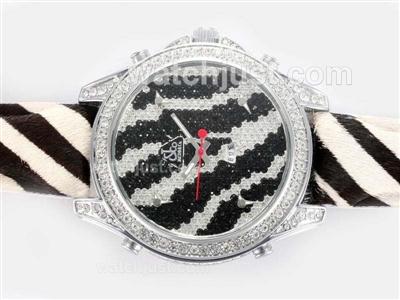 Jacob & Co Classic Five Time Zone Diamond Bezel and Dial