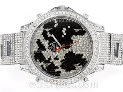 Jacob & Co Classic Five Time Zone with Full Diamond