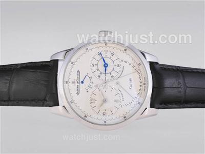 Jaeger-Lecoultre Duometre Working Power Reserve Automatic with White Dial-AR Coating