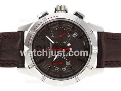 Jaeger Lecoultre Master Compressor Lady Diving Working Chrono with Brown Dial