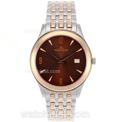 Jaeger-Lecoultre Master Control Automatic Two Tone with Brown Dial