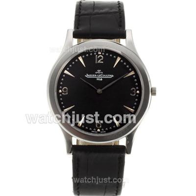Jaeger-Lecoultre Master Control with Black Dial-Sapphire Glass