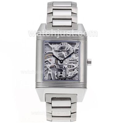 Jaeger-Lecoultre Reverso Manual Winding with Skeleton Dial S/S