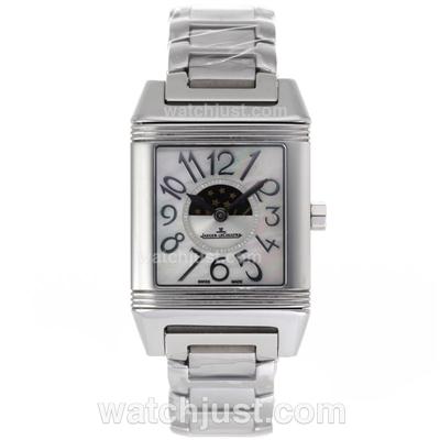 Jaeger-Lecoultre Reverso Number Markers with MOP Dial S/S