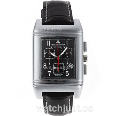 Jaeger-Lecoultre Reverso Working Chronogragh with Black Dial