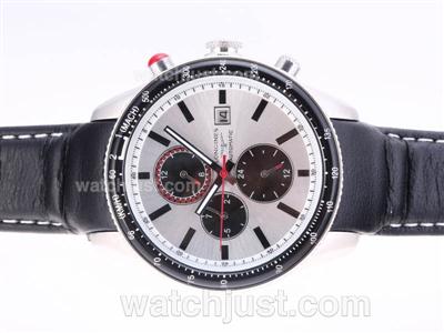 Longines Grande Vitesse Automatic White Dial with Black Bezel