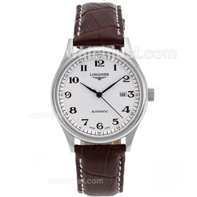 Longines Master Collection Automatic with White Dial-Sapphire Glass