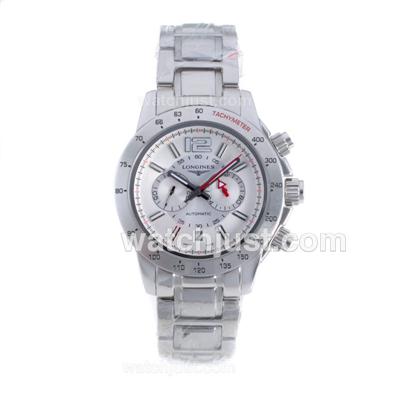 Longines Master Collection Automatic with White Dial S/S