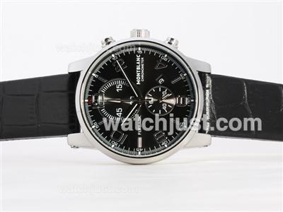 Montblanc Flyback Working Chronograph Black Dial-New Version