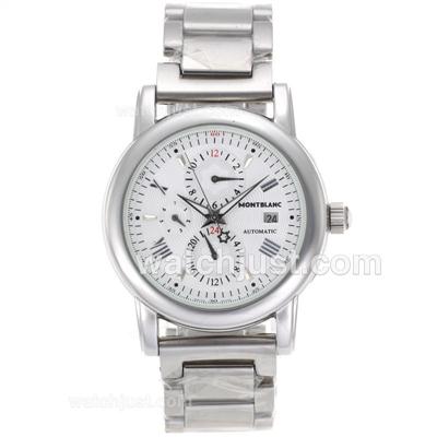 Montblanc Star Automatic with White Dial S/S