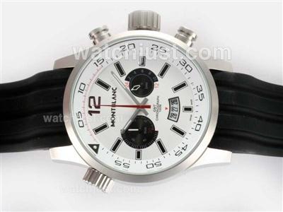 Montblanc Star Chrono GMT Working Chronograph with White Dial