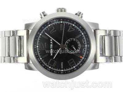 Montblanc Time Walker Automatic with Black Dial S/S