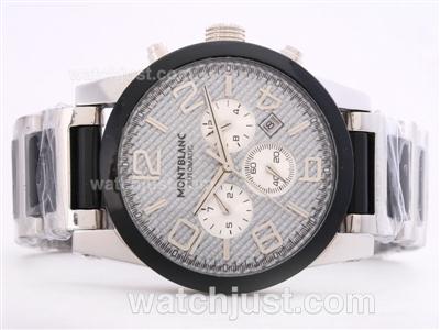 Montblanc Time Walker Automatic with White Checkered Dial