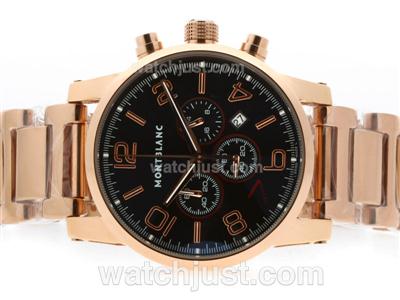 Montblanc Time Walker Working Chronograph Full Rose Gold- 7th Limited Edition