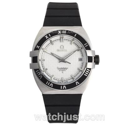 Omega Constellation Automatic with White Carbon Fibre Style Dial-Lady Size