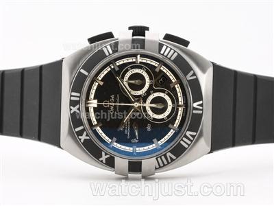 Omega Mission Hills Constellation Double Eagle Chrono Swiss Valjoux 7750 Movement-Full Titanium