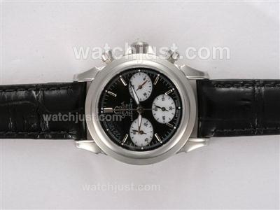 Omega De Ville Working Chronograph with Black Dial -Lady Size