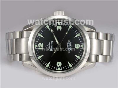 Omega Seamaster Aqua Terra Railmaster Automatic with Black Dial-Couple Watch