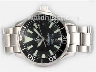 Omega Seamaster Automatic with Black Dial and Bezel