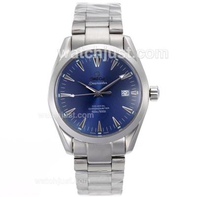 Omega Seamaster Automatic with Blue Dial S/S