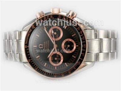 Omega Speedmaster Chronograph Two Tone Case-Lemania Movement