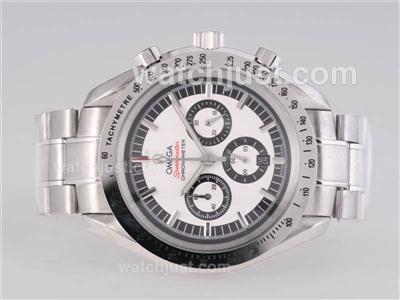 Omega Speedmaster M-Schmacher Working Chrono-Same Chassis As 7750 Version-High Quality
