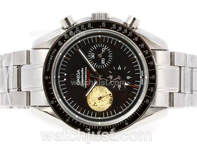 Omega Speedmaster Moon Watch 40th Anniversary Limited Edition S/S-Golden Medallion