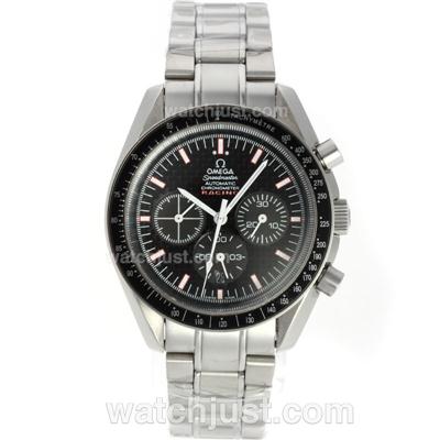 Omega Speedmaster Racing Automatic with Black Carbon Fibre Style Dial and Bezel