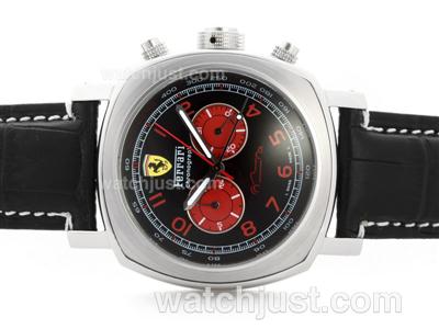 Panerai Farrari Automatic Black Dial With Red Arabic Marking