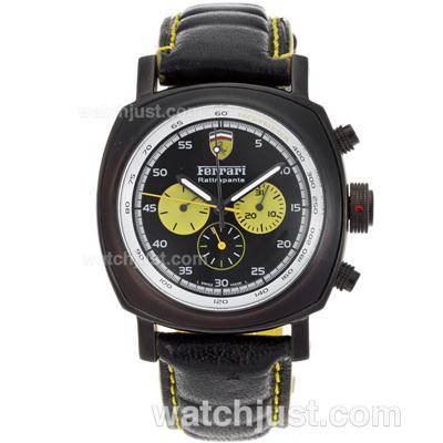 Panerai Ferrari Automatic PVD Case with Black Dial- Number Markers